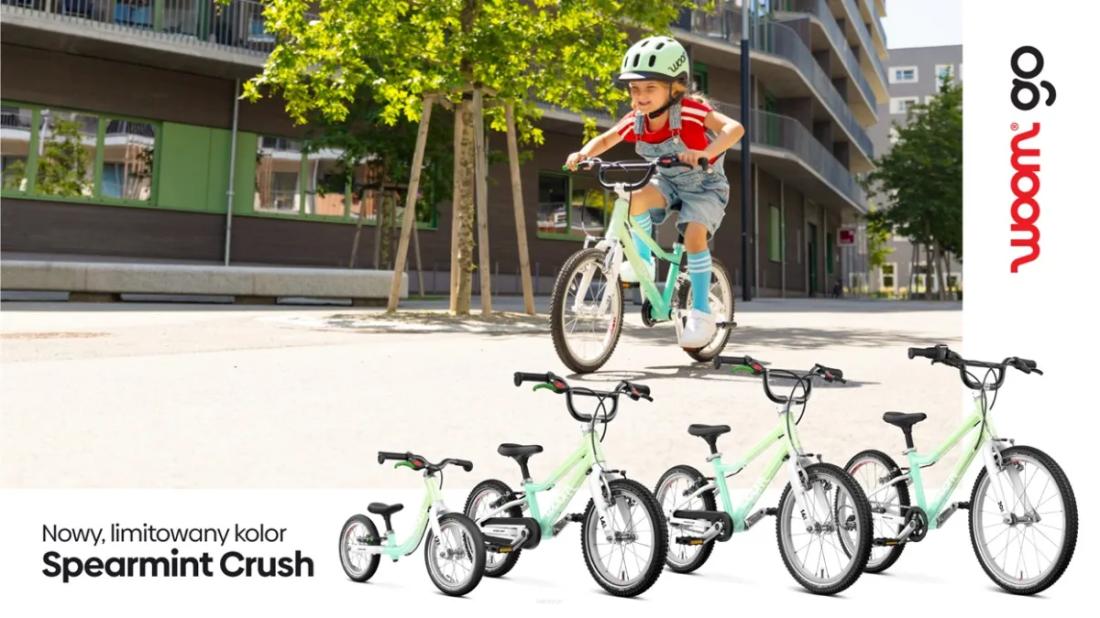 Pack Woom GO 4 Spearmint Crush Ltd Edt + Béquille latérale LEGGIE taille M